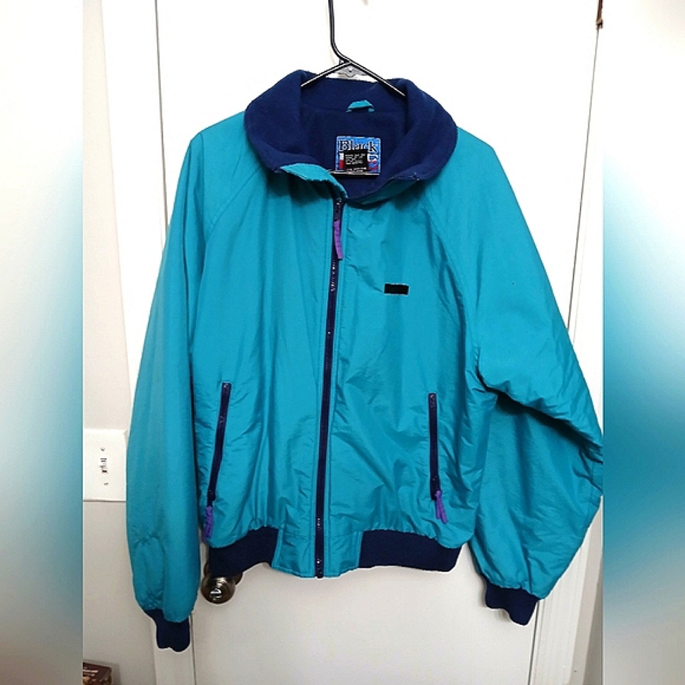 Black Ice Vintage Fleece Lined Ski Jacket